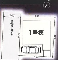 新座市石神2丁目　新築一戸建　西武池袋線　ひばりヶ丘の区画図