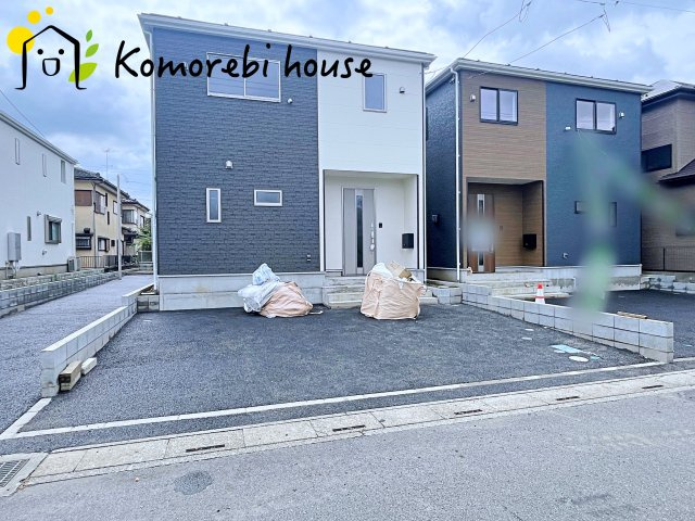 鴻巣市筑波　第5　Ⅱ期　新築一戸建て　グレイドルガーデン　02の前面道路含む現地写真|前面道路含む現地写真です
