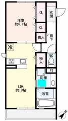 セジュール福田の間取り