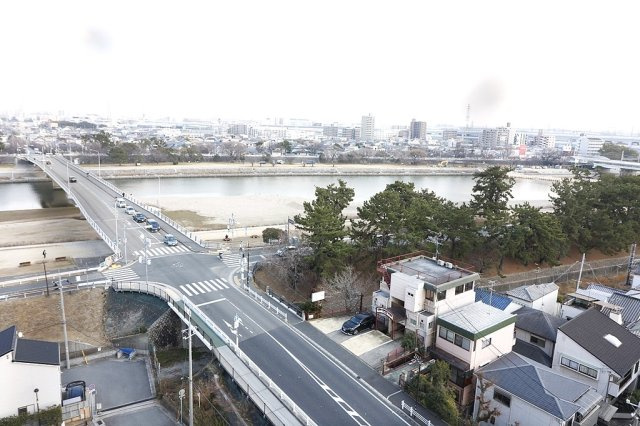ベルヴェデールイトーピア武庫川の展望|高層階11階部分の為、通風・眺望は良好です。