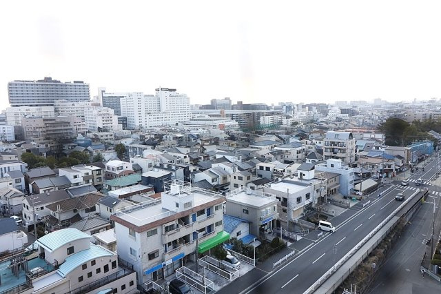ベルヴェデールイトーピア武庫川の展望|高層階11階部分の為、通風・眺望は良好です。