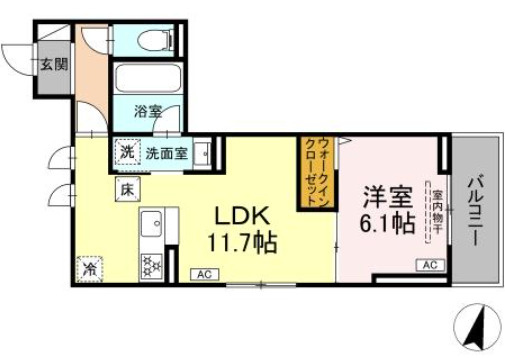 D paina 木月住吉町の間取り|ハウスメーカー施工物件♪