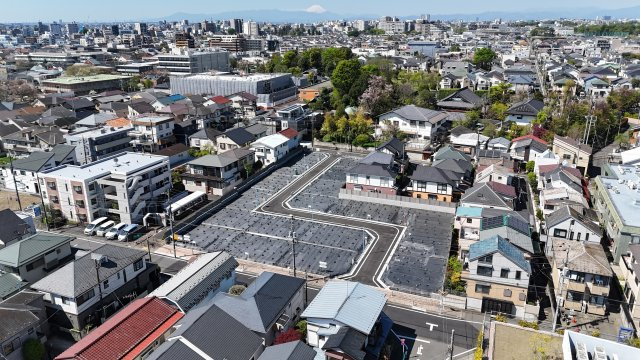 杉並区清水3丁目 全18区画 5号地のその他|上空より撮影
清水3丁目の落ち着いた住宅地
全18区画の大型開発分譲地
無電柱化の美しい街並み