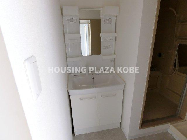 高倉山ハイツの洗面所