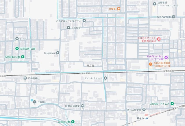 ●29(土)30(日)現地説明会！　桜井市西之宮の地図