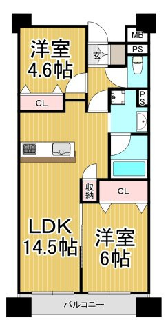 セイル西宮北口の間取り