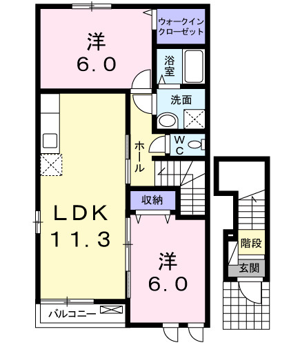 ベアヴァレーの間取り