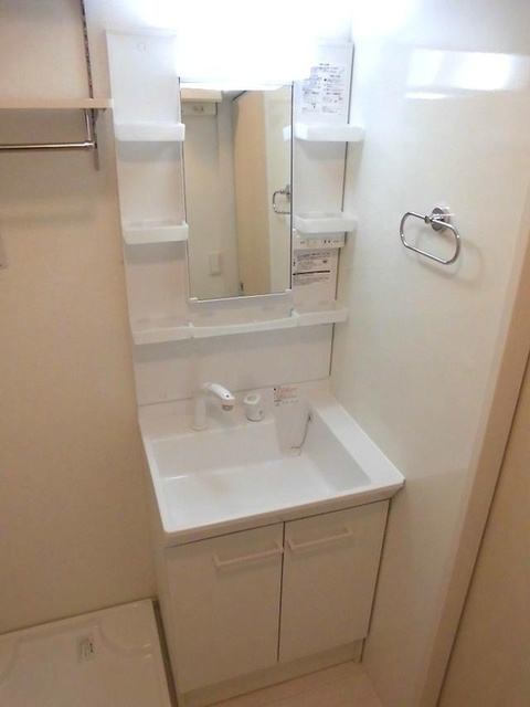 アナシエ南篠崎町Ⅰの洗面所|独立洗面台もあります。