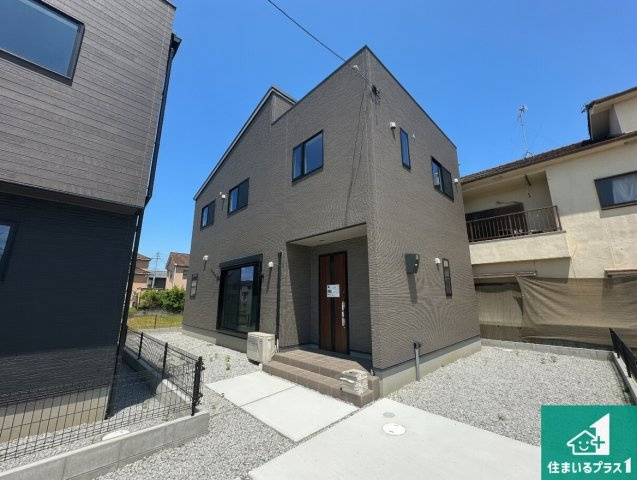 桜井市西之宮　新築一戸建ての外観|お客様に長く安心して住んでいだだける事にこだわった家づくり！住んでからのアフターサービスにもしっかりと取り組んでいます！