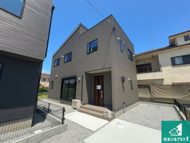 桜井市西之宮　新築一戸建ての外観|お客様に長く安心して住んでいだだける事にこだわった家づくり！住んでからのアフターサービスにもしっかりと取り組んでいます！