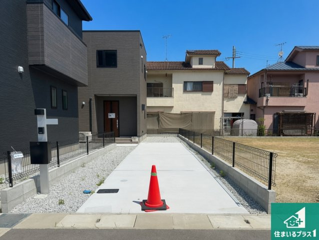 桜井市西之宮　新築一戸建ての外観|お客様に長く安心して住んでいだだける事にこだわった家づくり！住んでからのアフターサービスにもしっかりと取り組んでいます！