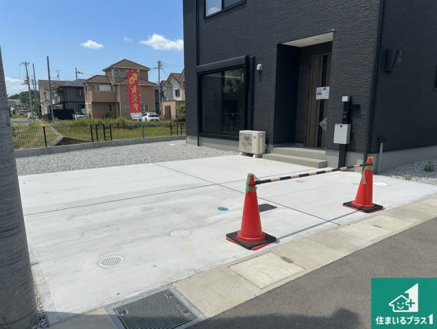 ●桜井市西之宮　新築一戸建ての駐車場|駐車スペース！散水栓があるので、こまめに愛車を洗えます！