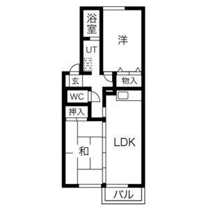 シティ長尾2の間取り