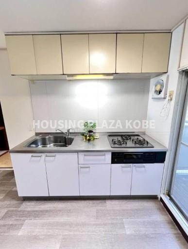 一の谷グリーンハイツＨ棟のキッチン