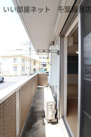 ミラベルコートのバルコニー|落ち着いた時間を過ごせるバルコニーです