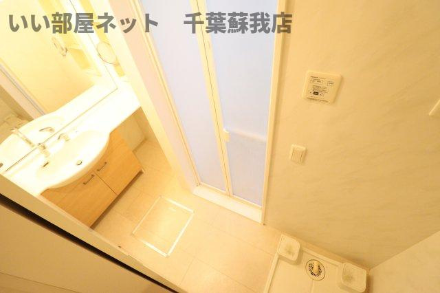 ミラベルコートの洗面所|脱衣スペースもあります