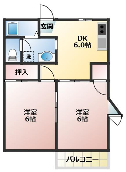 【間取り】 | 高師パークハイツB棟