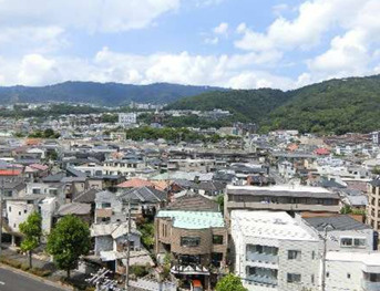 神戸市東灘区西岡本１丁目の中古マンションの展望|バルコニーからの眺望（北）