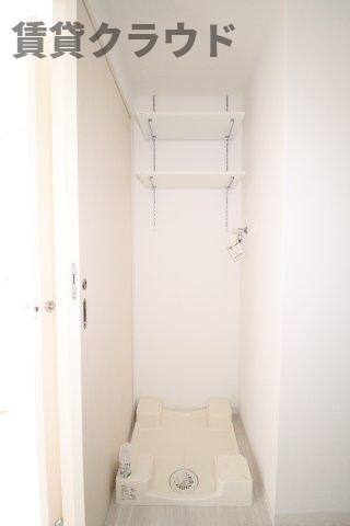 アーバンシャトー千葉の洗面所|洗濯機置場