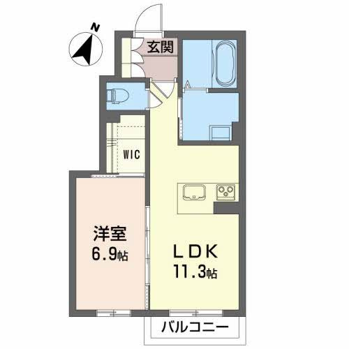 メゾンリバレインの間取り