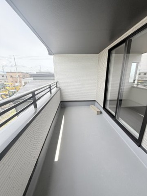 【バルコニー】 | ＧＲＡＦＡＲＥ　山形市浜崎２期　３号棟