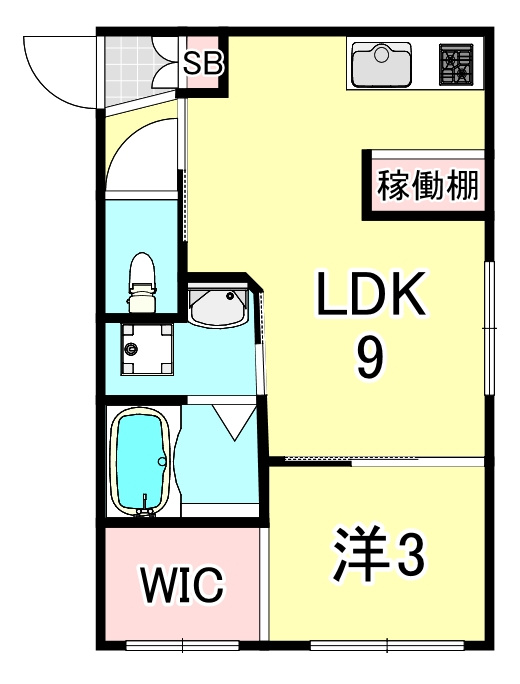 LEGGERO武庫川 (レジェロ武庫川)の間取り