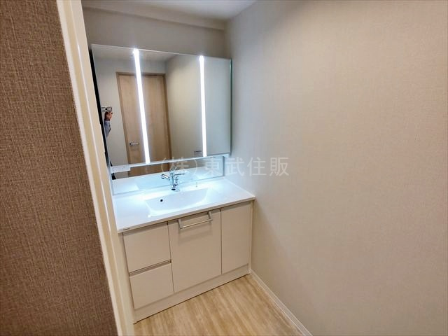 【独立洗面台】 | グランシャトレ坂戸シエルコート | 使いやすい洗面化粧台です