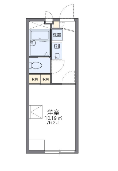 レオパレスＧＩＮＧＡの間取り