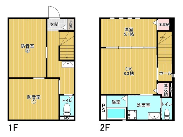 Casa Erbenの間取り