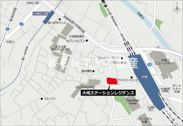【地図】 | 大崎ステーションレジデンス