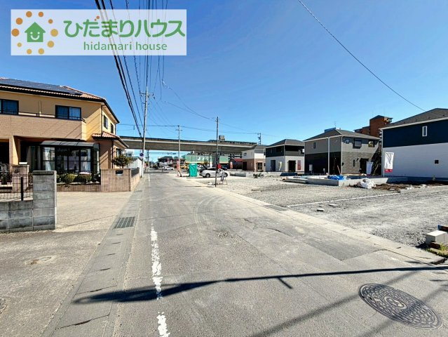 【前面道路含む現地写真】 | 土浦市生田町第4　新築戸建　6号棟 | 3/14撮影