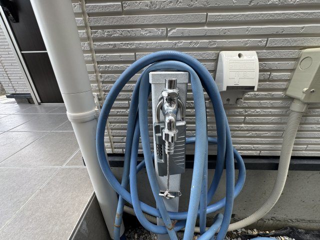 豊見城市名嘉地（全3棟）ラスト2号棟の設備|2号棟　外水栓♪
