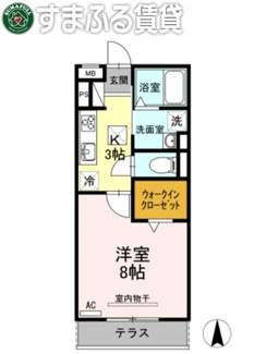【間取り】 | 【D-room】プロスペリテ美園　安城市美園町