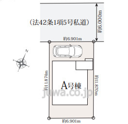 【新築分譲住宅】ふじみ野市桜ケ丘の区画図