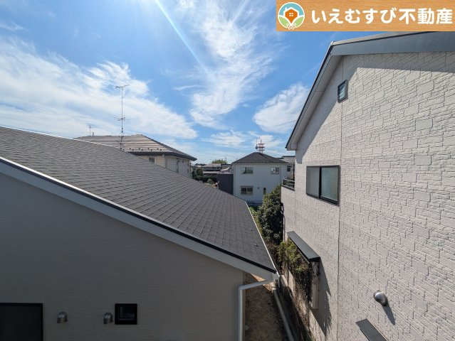 Cradle garden　鴻巣市筑波第5の展望|高い建物が無く開放感のある展望
バルコニーからの展望も開けていて閑静な住宅地が望めます。日当りも良いですね♪