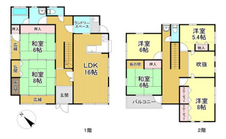 【間取り】 | 米原市杉澤　中古戸建