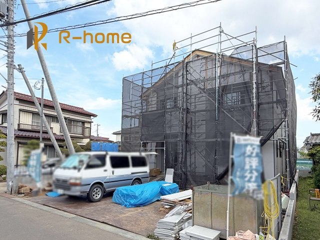 土浦市北荒川沖町6期　新築戸建て　1号棟の外観|ご予約を頂ければ、『平日』はもちろん『早朝』や『夜間』もご見学可能です♪お気軽にお申し付けください♪