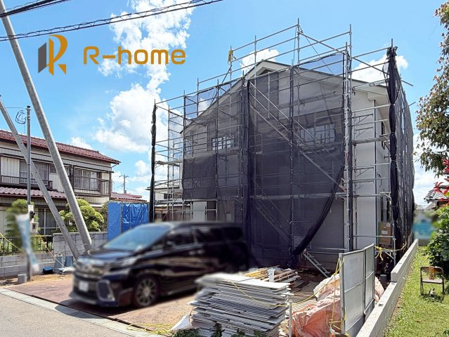 土浦市北荒川沖町6期　新築戸建て　1号棟の外観|ご予約を頂ければ、『平日』はもちろん『早朝』や『夜間』もご見学可能です♪お気軽にお申し付けください♪