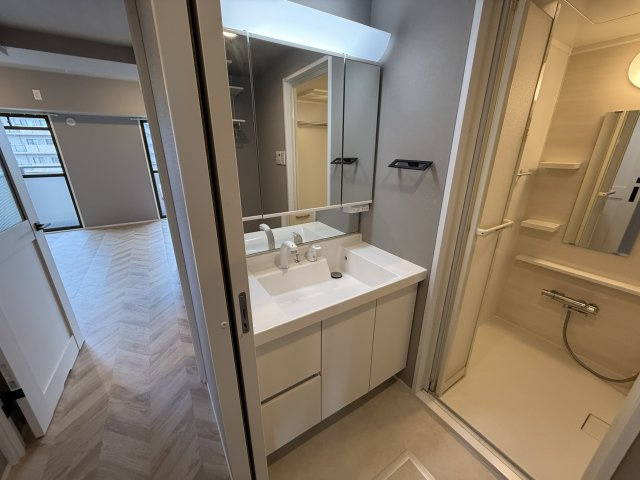 吹田市江坂町５丁目の賃貸マンションの独立洗面台