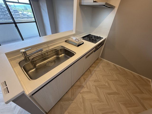 吹田市江坂町５丁目の賃貸マンションのキッチン