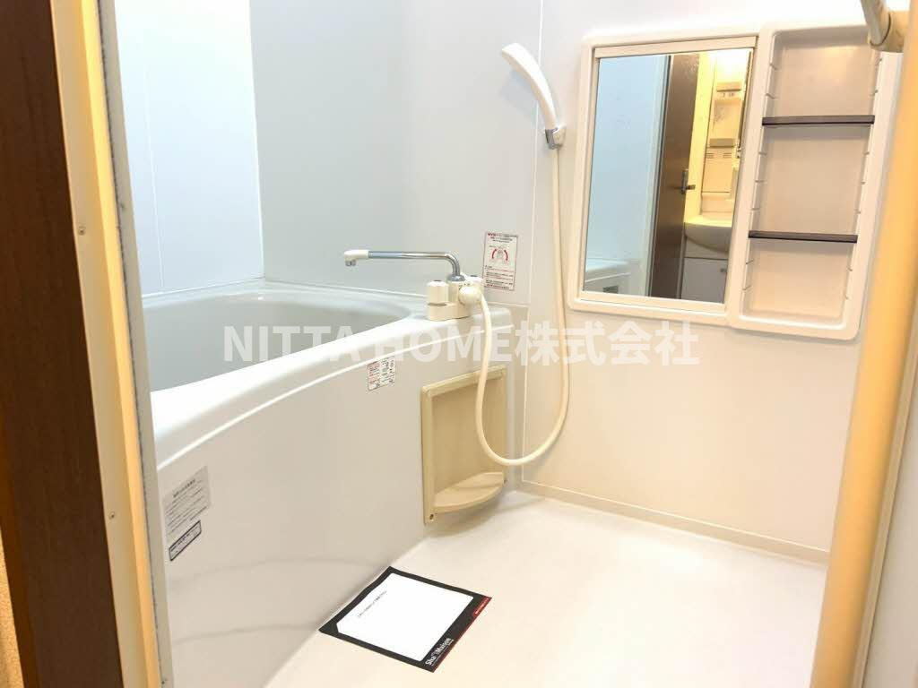 マノワールの浴室|キレイなバスルームで疲れもなくなりますね♪