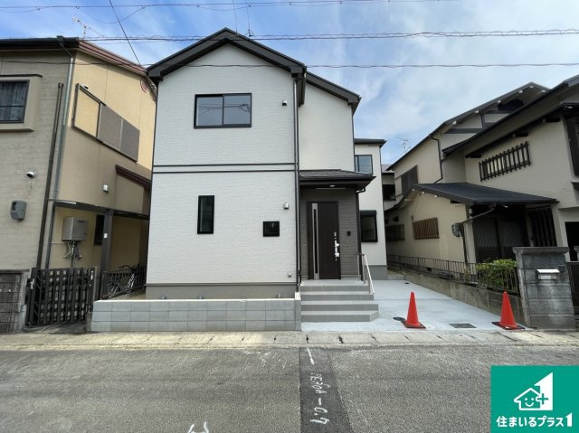 ★1(土)2(日)現地見学可能！★八幡市川口東扇　新築一戸建ての外観|お客様に長く安心して住んでいだだける事にこだわった家づくり！住んでからのアフターサービスにもしっかりと取り組んでいます！