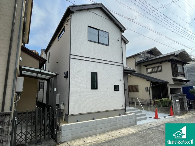 ★5(土)6(日)現地見学可能！★八幡市川口東扇　限定1邸の外観|お客様に長く安心して住んでいだだける事にこだわった家づくり！住んでからのアフターサービスにもしっかりと取り組んでいます！