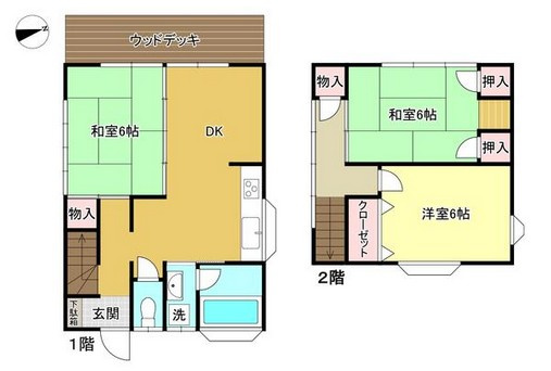 【間取り】 | 伊東市十足　戸建