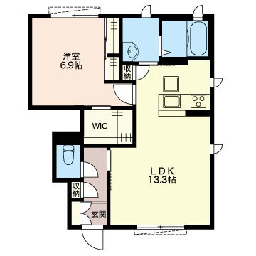アルフラットおおたかの森弐番館の間取り