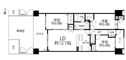 アリアシティの間取り