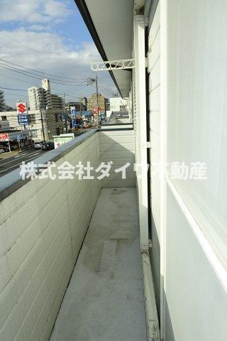 エルーテハウスのバルコニー