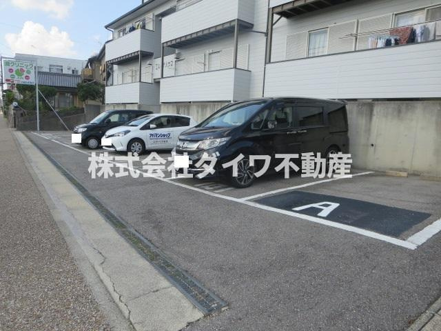 エルーテハウスの駐車場