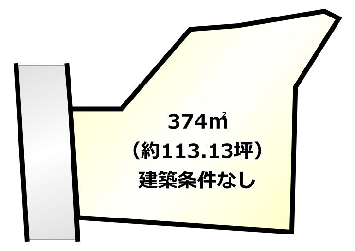 朝倉市杷木林田　売り土地の土地図