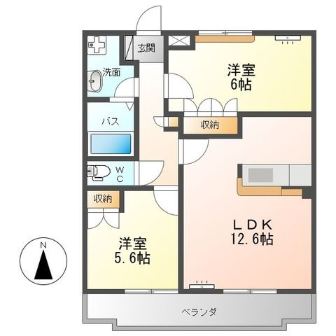 フォル・ルーエの間取り
